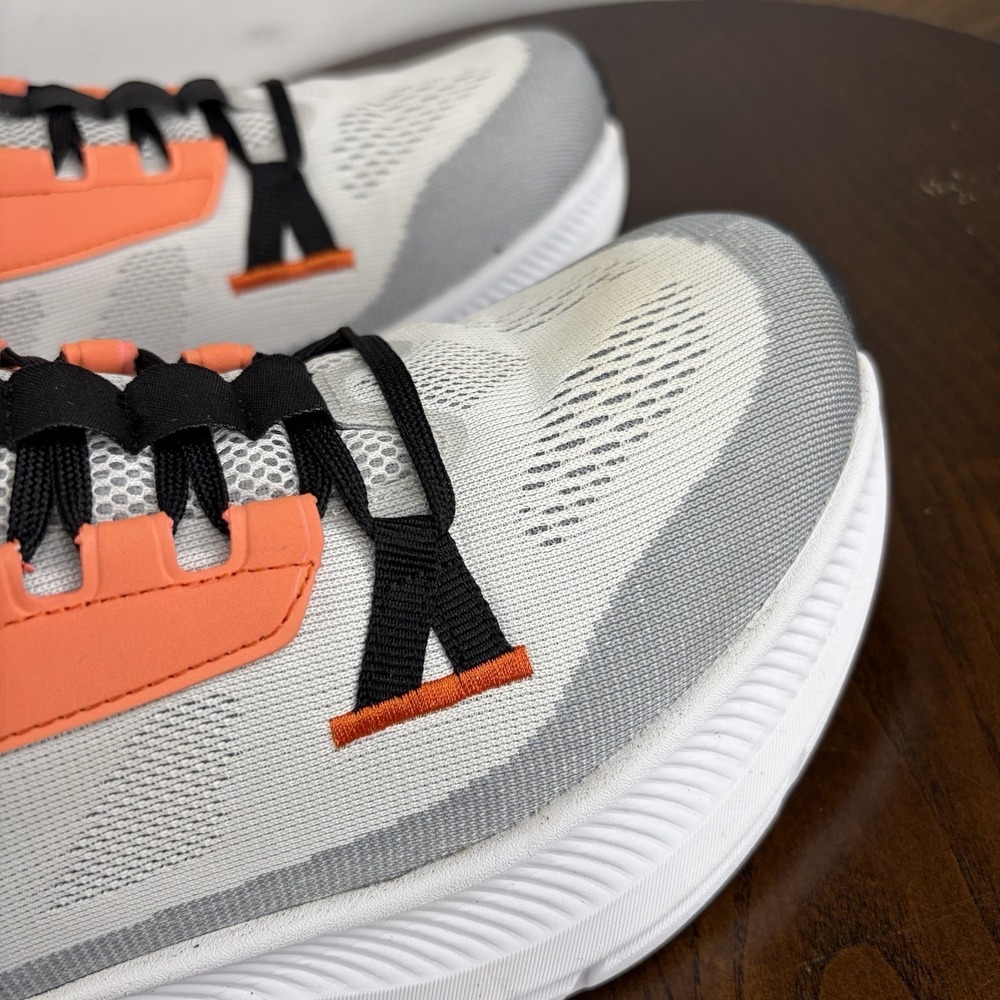 AllSwifit Shoes Women's 6 White Orange Gray Athletic Running Lace Up Sneaker - Picture 13 of 16